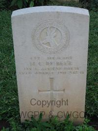 Dar Es Salaam War Cemetery - De Beer, Marthinus Christoffel